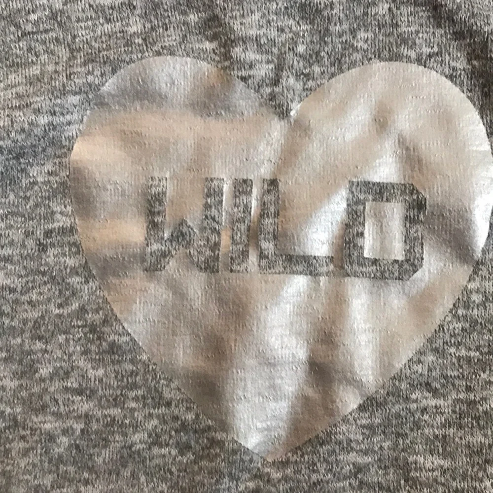 Kidpik girls‎ “wild” gray sweater size 12